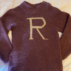 AUTHENTIC WOOL KNIT RON SWEATER!!!! From Harry Potter studios!!!!!!